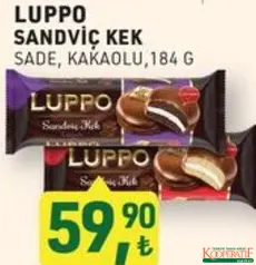 ŞÖLEN LUPPO SANDVİÇ KEK 184 G fiyat ve kampanya bilgisi